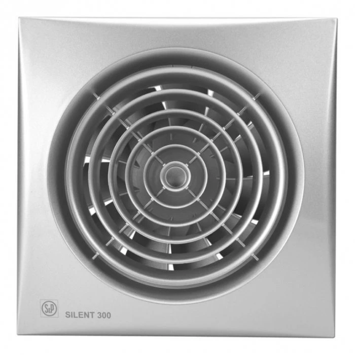 Вытяжка для ванной диаметр 150 мм Soler & Palau SILENT-300 CHZ SILVER