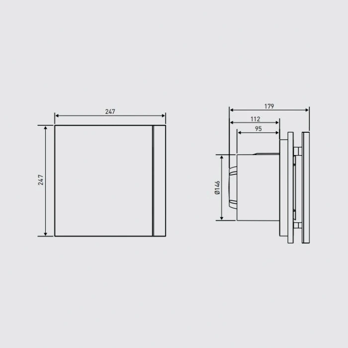 Вытяжка для ванной диаметр свыше 150 мм Soler & Palau SILENT-300 CZ PLUS DESIGN 3C