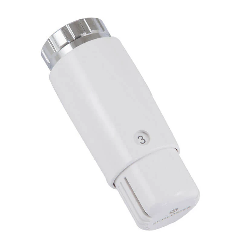 Термостатическая головка Schlosser MINI Diamant, белый, DZ