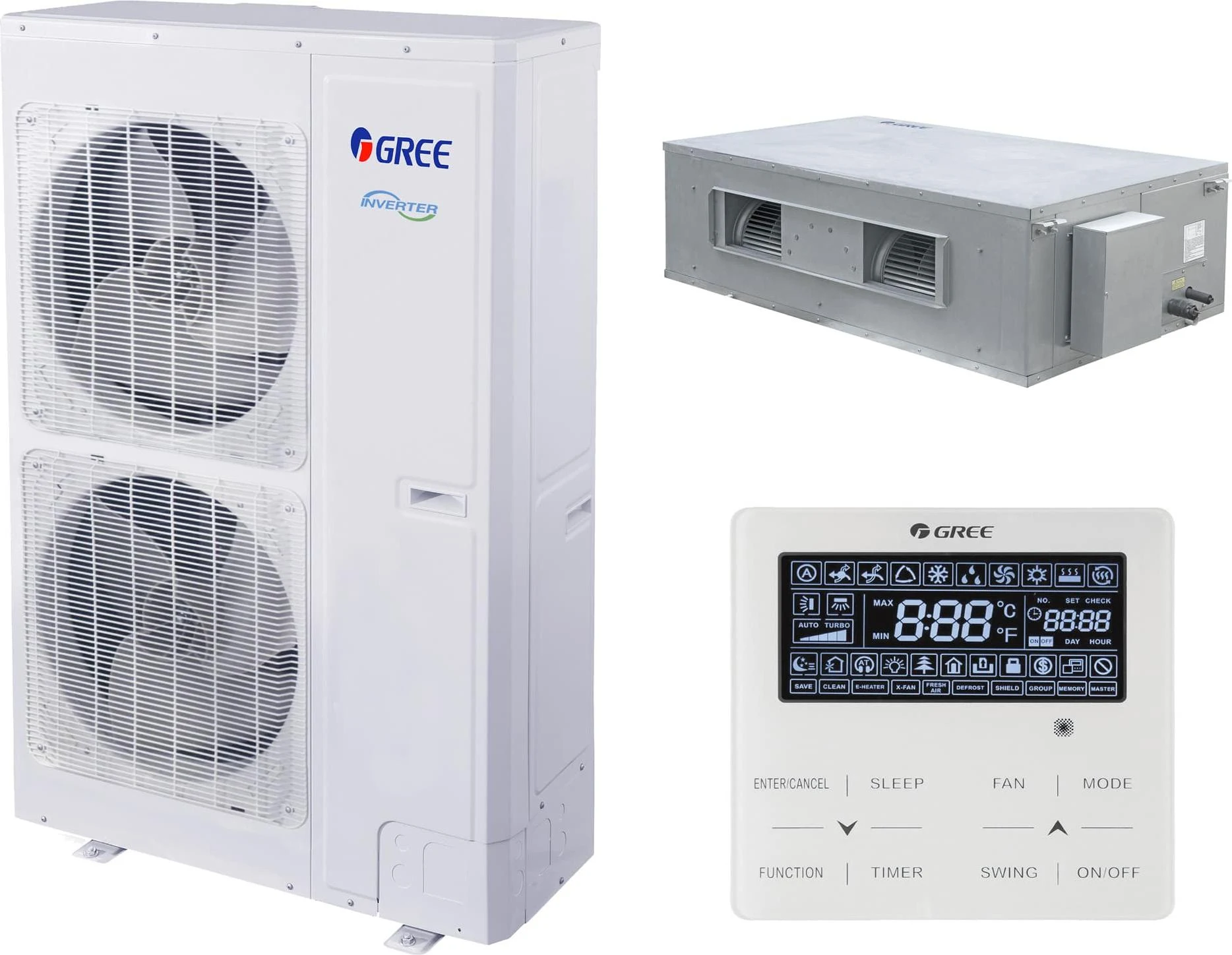 Мощная канальная сплит-система Gree FGR20Pd/DNa-X