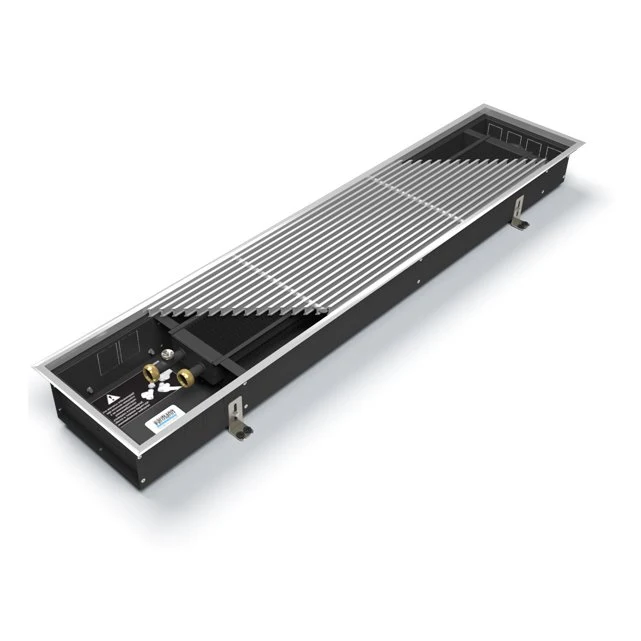 Внутрипольный конвектор длиной 1,1 м - 1,5 м Varmann Ntherm 370x150x1200